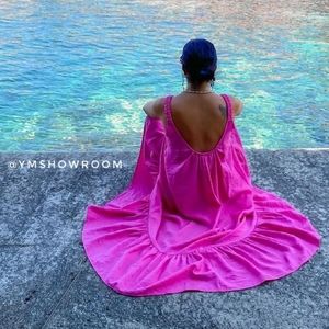 🔥Last 3🔥MANGO Fluted hem dress